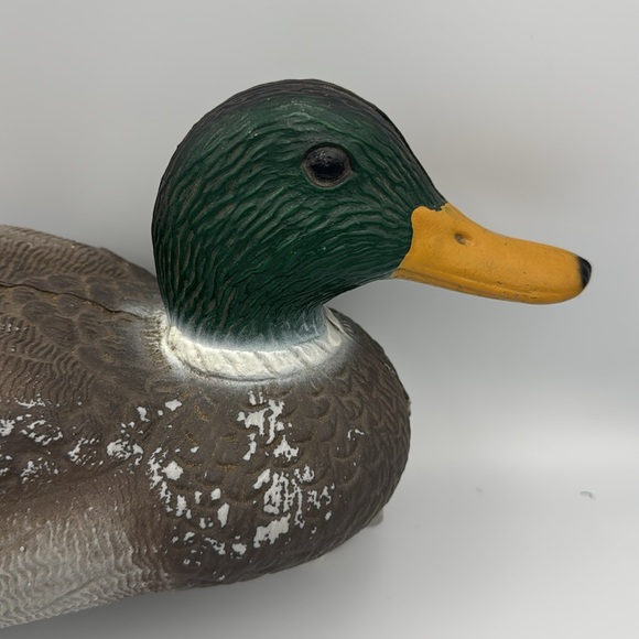 Handpainted Male Mallard Plastic Decoy Duck 17” - Picture 2 of 10